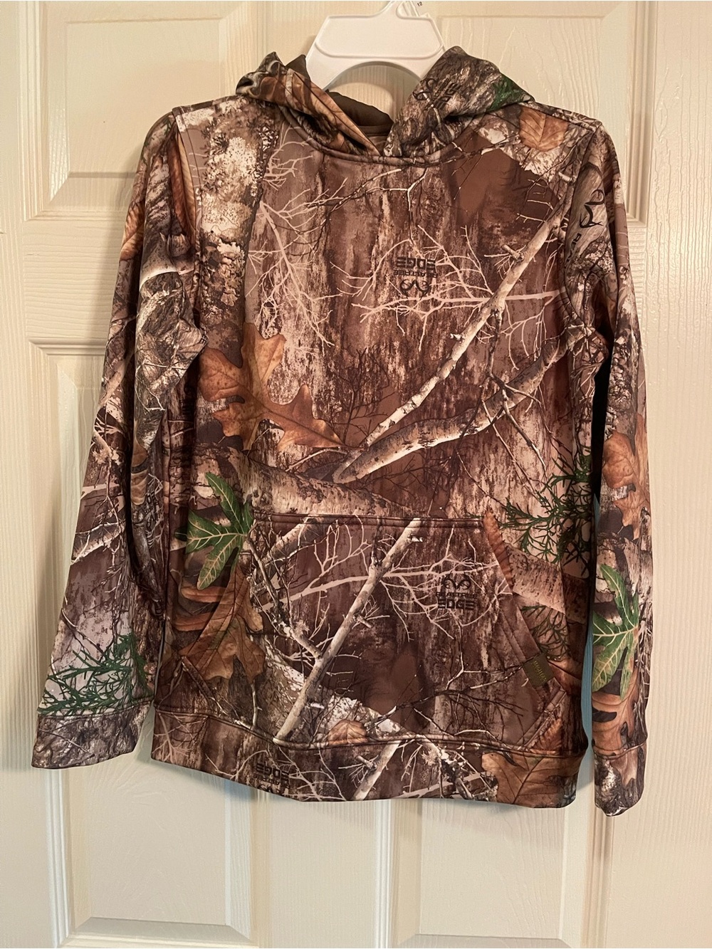 Magellan Outdoors Brown and Green Camouflage Hoodie